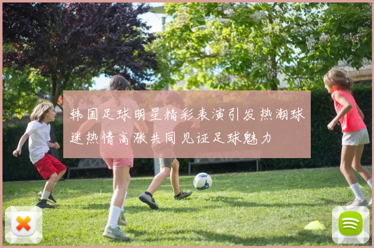 韩国足球明星精彩表演引发热潮球迷热情高涨共同见证足球魅力